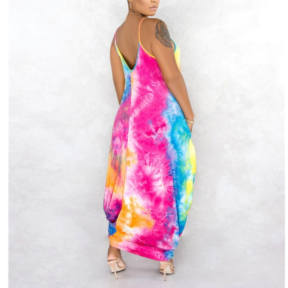Tie-dye maxi dress - Picture 3 of 5